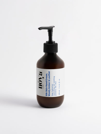 Silk Skin Hand Cream, Woody Amber & Leather